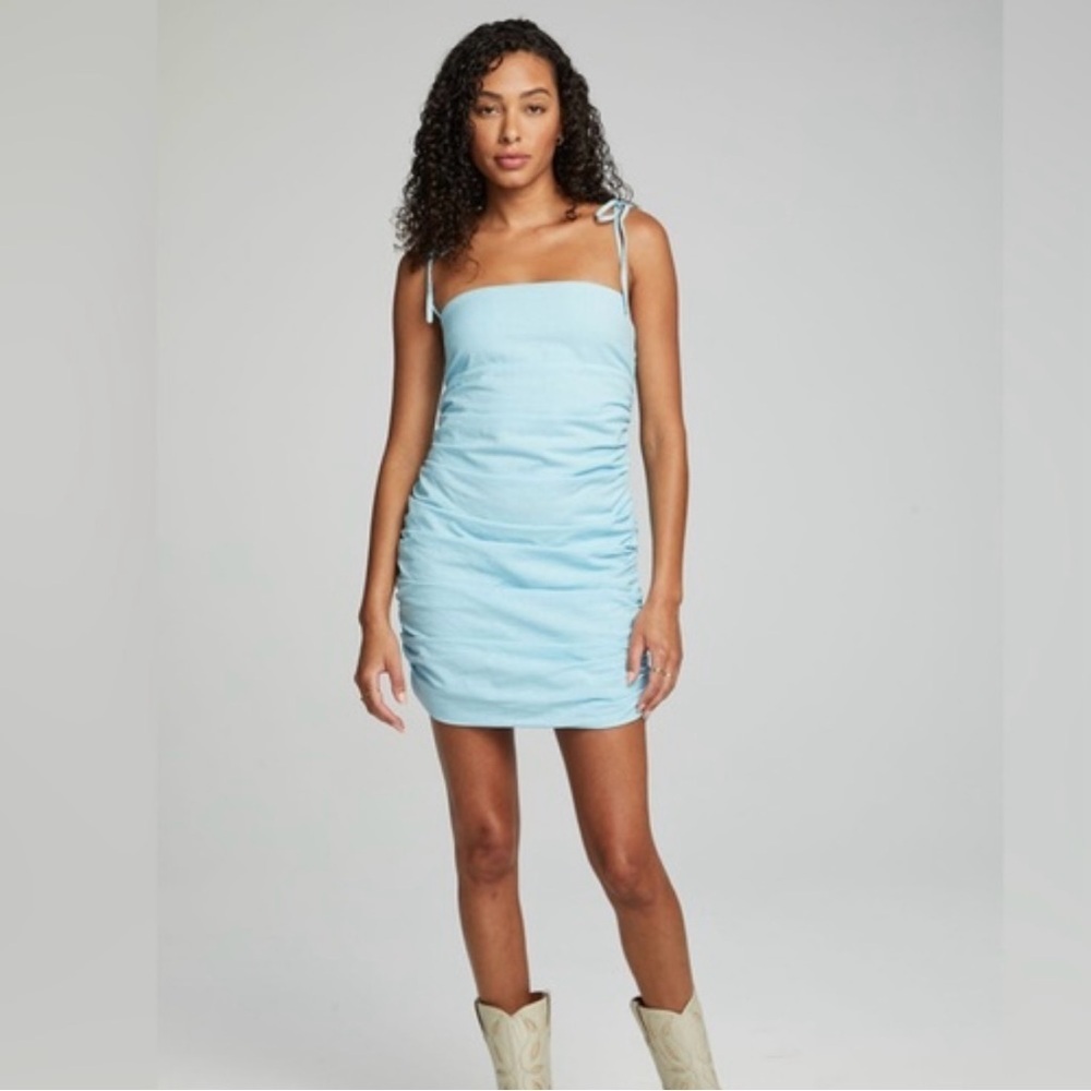 Chaser Delia Ruched Midi Dress - Picture 2 of 6